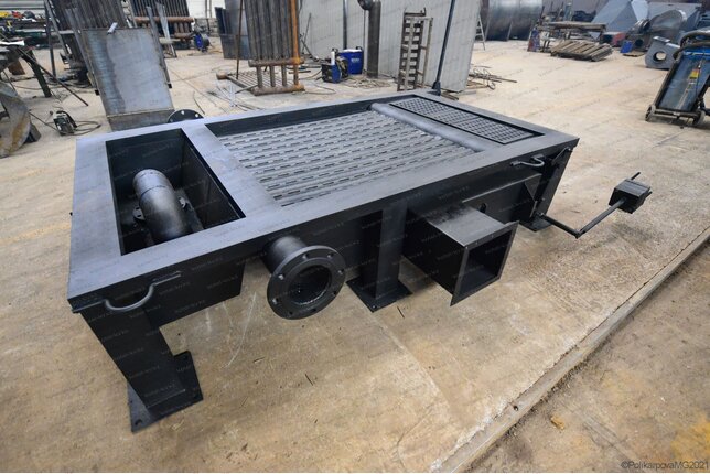 Топка ручная с поворотными колосниками котла КВм 0.35