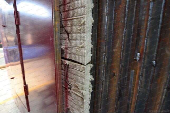 Котел твердотопливный 1100 кВт - обмуровка