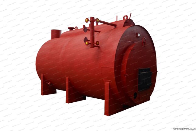 Парогенератор на твердом топливе 1.6 т 170 С