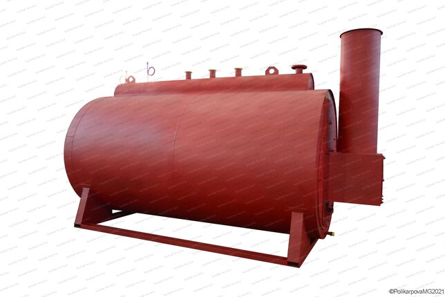 Паровой жаротрубный котел 700 кг пара в час 130 С